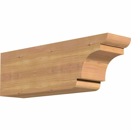 Ekena Millwork New Brighton Smooth Rafter Tail, Western Red Cedar, 5 1/2"W x 8"H x 24"L RFT06X08X24NEB00SWR
